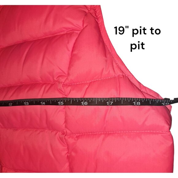 Talbots Quilted Puffer Vest M Pink With Zip Pockets & Front Closure - Picture 4 of 10